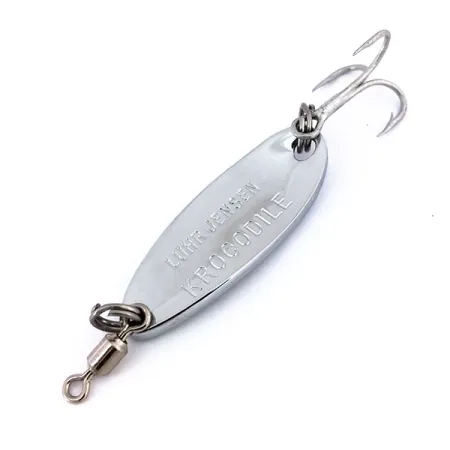 Luhr Jensen Krocodile, 7g, Nikkeli / Sininen, Lusikkauistin #15647