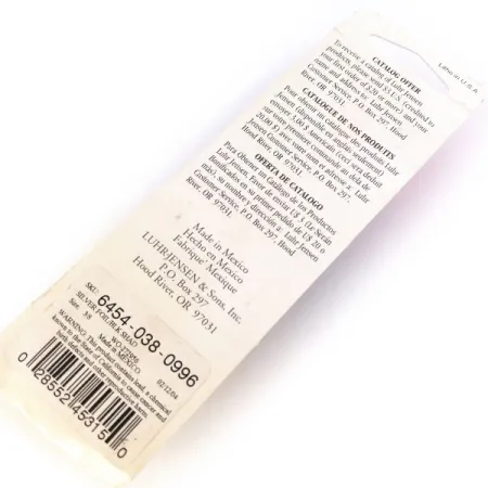 Luhr Jensen P.J.POP Popperi, Hopea / Musta, 17g, Puurunko, #10658