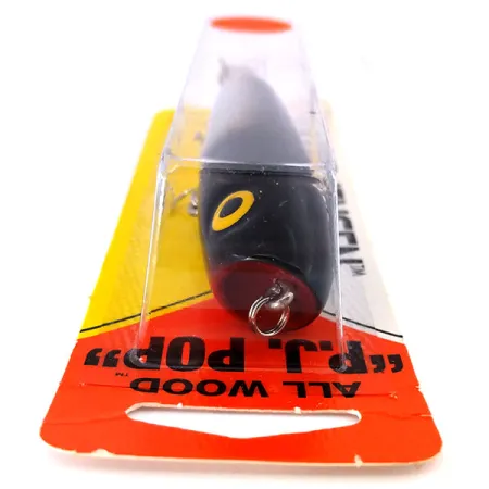 Luhr Jensen P.J.POP Popperi, Hopea / Musta, 17g, Puurunko, #10658