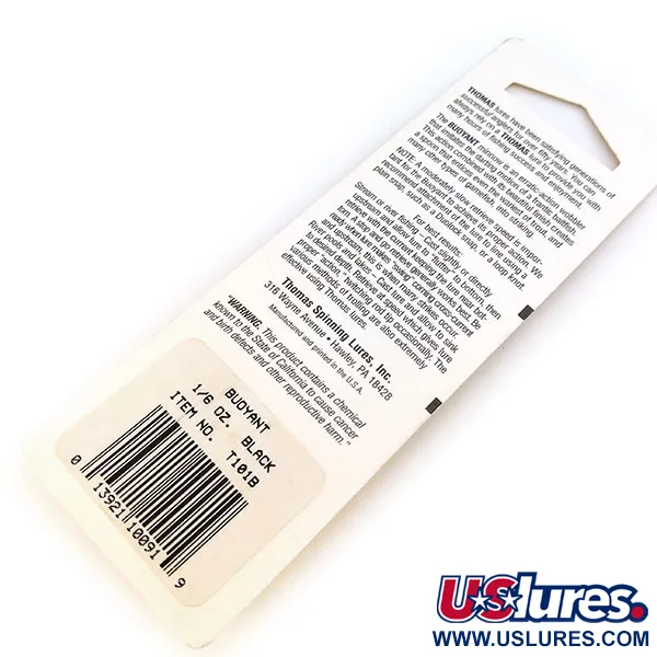 Thomas Buoyant Lusikka, Black Trout, 5g, Metallirunko, #T101B