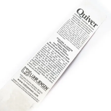 Luhr Jensen Quiver Lusikka, Hopea, 39g, Värisevä Uinti, #11407