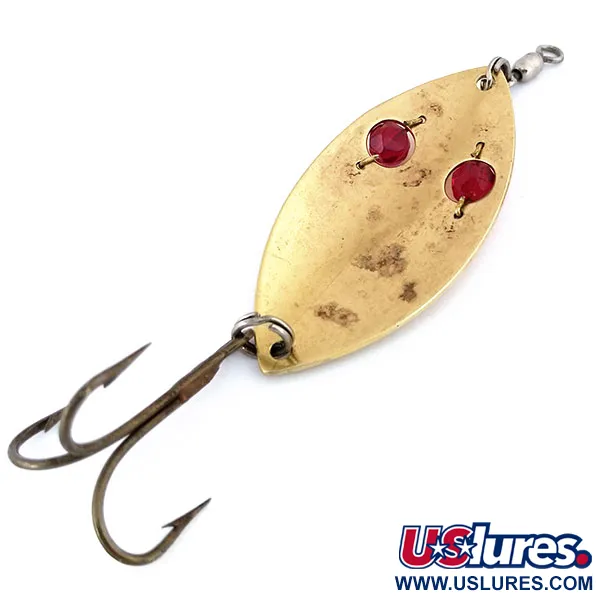 Gibbs Ruby Eye Wiggler 3 Lusikka, Messinki/Punainen, 25g, Helmet, #10693