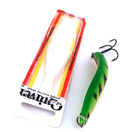Luhr Jensen Quiver Lusikkauistin, Fire Tiger, 39g, Hohtava, #10694
