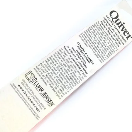 Luhr Jensen Quiver Lusikkauistin, Fire Tiger, 39g, Hohtava, #10694