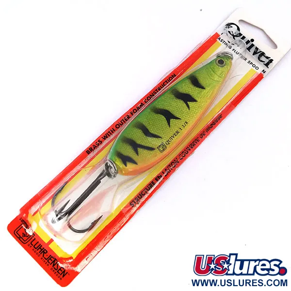 Luhr Jensen Quiver Lusikkauistin, Fire Tiger, 39g, Hohtava, #10694