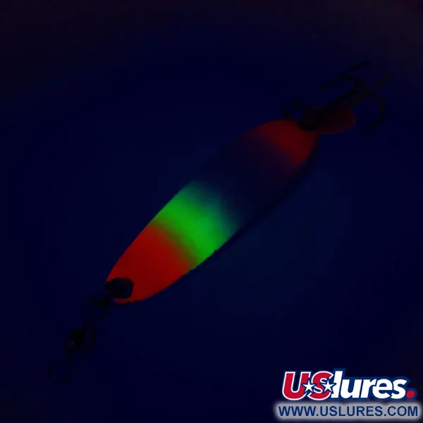 Luhr Jensen Krocodile Die #3 UV Lusikka, Valkoinen / Rosa, 10g, UV, #10711