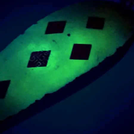 Prescott Spinner Big Doctor 285 UV Lusikka, Kelta/Pun, 28g, UV, #10718