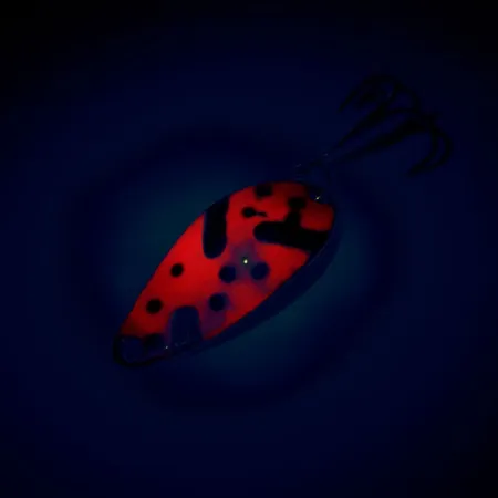 Acme Little Cleo Lusikka, Punainen / Musta / Nikkeli, 3,5g, UV, #10721