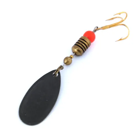 Mepps Comet 2 Lippa, Musta/Keltainen, 4g, Vintage 1960-luku, #10734