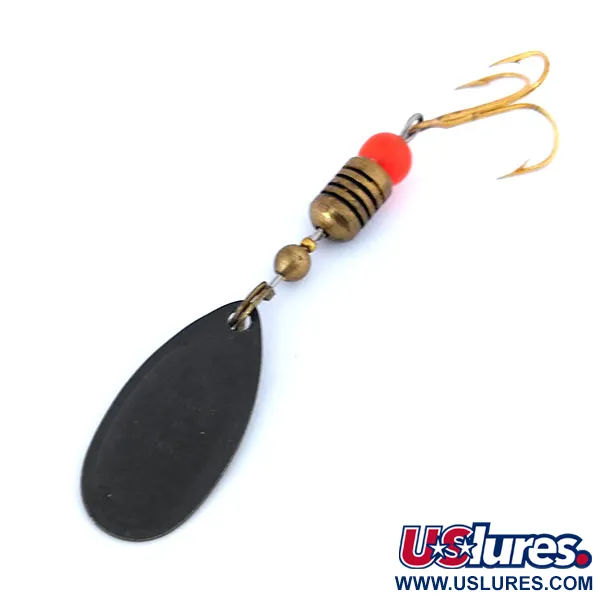 Mepps Comet 2 Lippa, Musta/Keltainen, 4g, Vintage 1960-luku, #10734