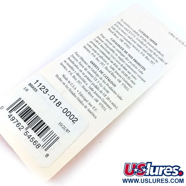 Luhr Jensen Lil' Kroc, 4,5g, kulta, lusikkauistin #22095