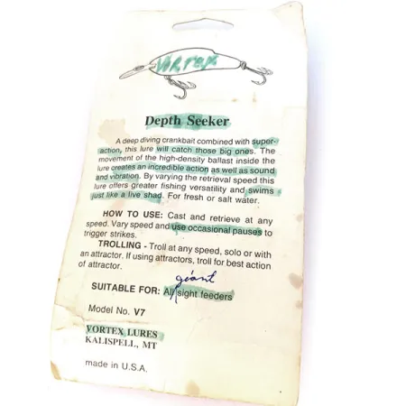 Vortex Lures Depth Seeker Syvännevaappu, Red Tiger, 17g, Räminä, #10792