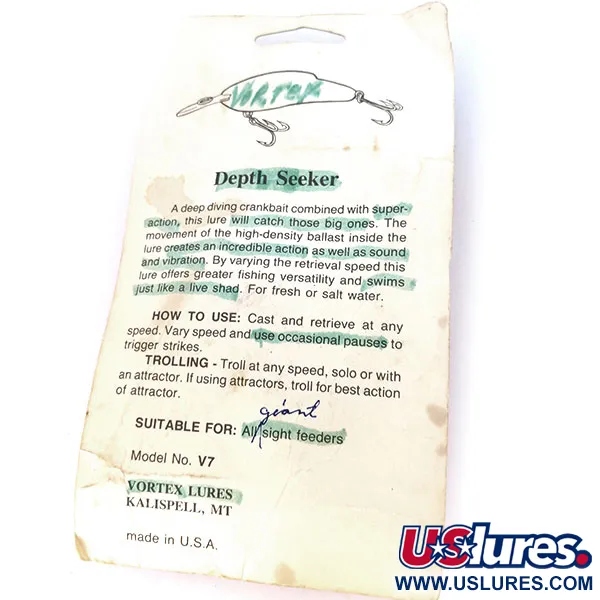 Vortex Lures Depth Seeker Syvännevaappu, Red Tiger, 17g, Räminä, #10792