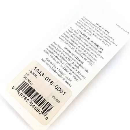 Luhr Jensen Lil Minno Lusikka, Nikkeli, 4g, Suomukuvio, #10797