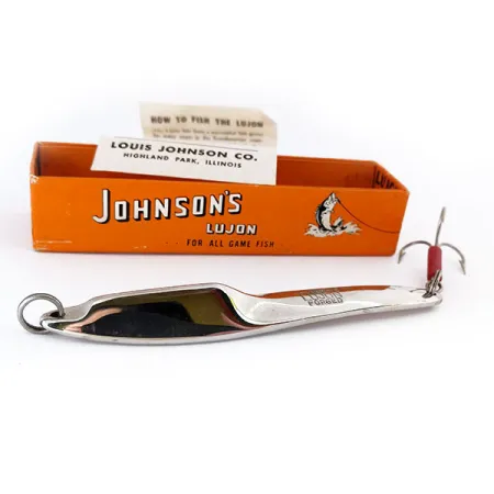 Johnson Lujon Jig Lure, Nikkeli, 70g, taottu lusikka, #10799