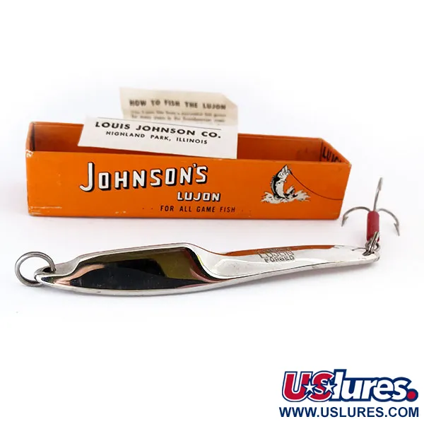 Johnson Lujon Jig Lure, Nikkeli, 70g, taottu lusikka, #10799