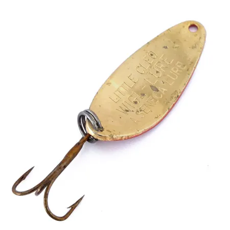 Seneca Little Cleo Lusikka, Puna/Valko/Kulta, 7g, Leimattu logo, #10813