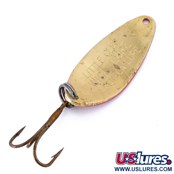 Seneca Little Cleo Lusikka, Puna/Valko/Kulta, 7g, Leimattu logo, #10813