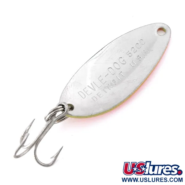 Eppinger Dardevle Devle Dog 5200 UV Lusikka, Keltainen/Pun, 7g, UV, #10819