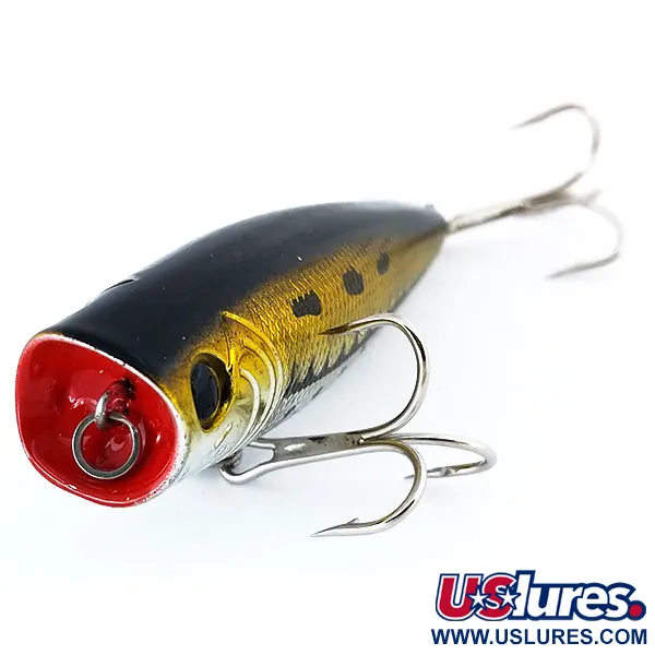 Bass Pro Shops XTS Popper, Kulta/Hopea, 10,5g, Räminä, #10827