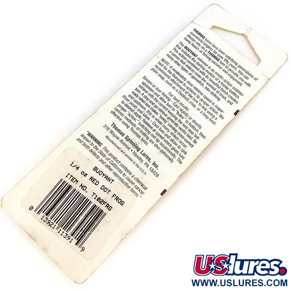 Thomas Buoyant Lusikkauistin, Sammakko, 7g, Retromalli, #10836