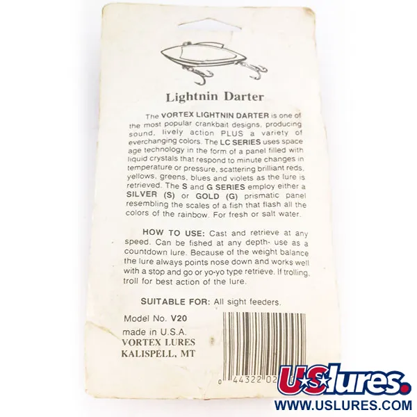 Vortex Lures Lightnin Darter Glow, Glow, 14g, Räminä, #10840