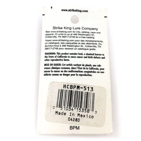 Strike King Bitsy Minnow Vaappu, Fire Tiger, 3,5g, Räminäkuula, #10842