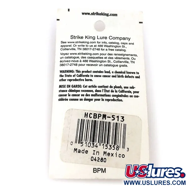 Strike King Bitsy Minnow Vaappu, Fire Tiger, 3,5g, Räminäkuula, #10842