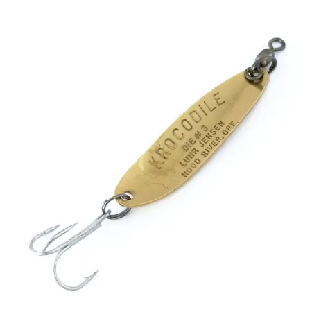 Luhr Jensen Krocodile Die #3, Vasaroitu kulta, 10g, Lusikkauistin, #10855