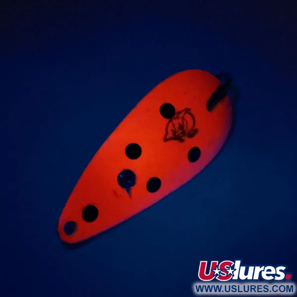 Eppinger Weedless Dardevle Spinnie UV Lusikka, Puna/Musta, 9g, #10867