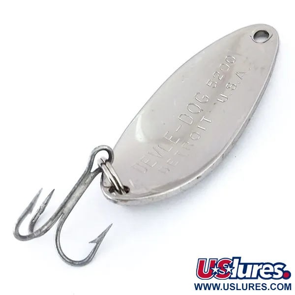 Dardevle Devle Dog 5200 Lusikka, Nikkeli, 7g, Vintage, #10877