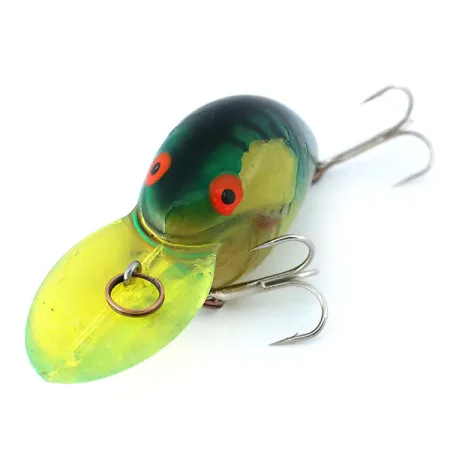 Bomber Fat A Crankbait, Vihreä Keltainen, 18g, Suspendi, #10903