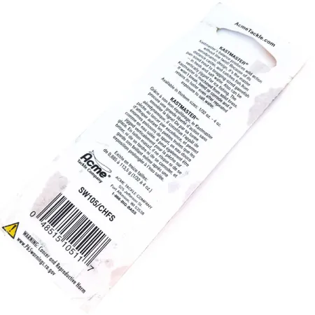 Acme Kastmaster UV lusikka, Nikkeli/Oranssi, 3,5g, UV-väri, #10908