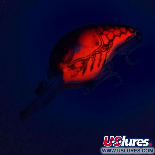 Bomber Fat A B05F UV Crankbait, Oranssi Rapu, 10g, UV-väri, #10921