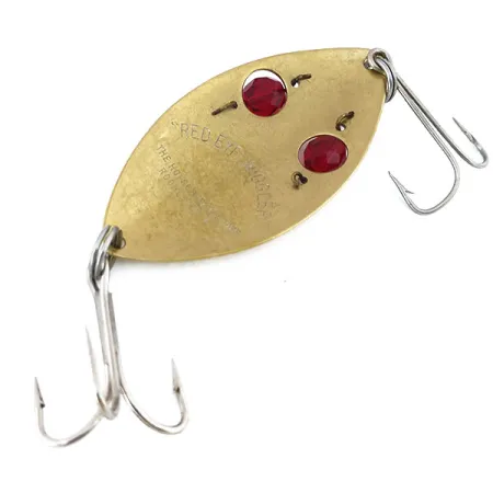 Hofschneider Red Eye Wiggler Lusikka, Kulta/Punainen, 25g, Helmet, #10928