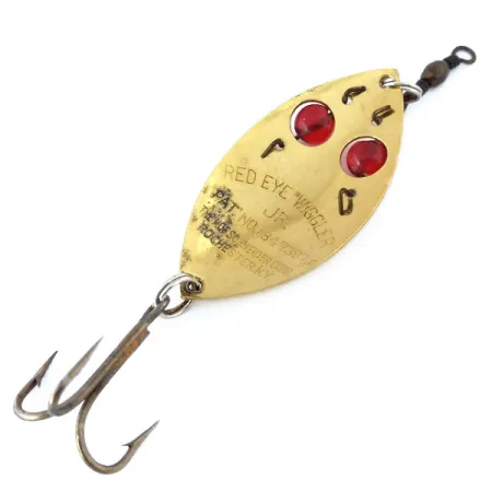 Hofschneider Red Eye junior Lusikka, Kulta / Punainen, 13g, Lasi, #10929