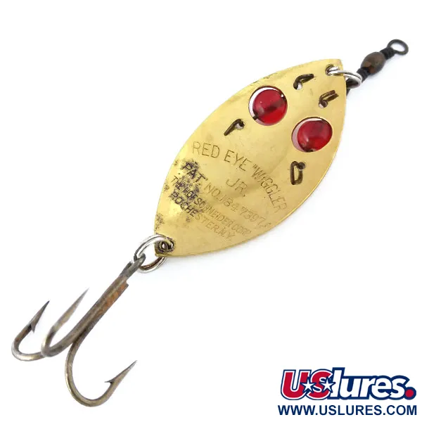 Hofschneider Red Eye junior Lusikka, Kulta / Punainen, 13g, Lasi, #10929