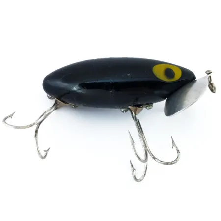Fred Arbogast Jitterbug Pintauistin, Black, 14g, Metallilippa, #10941