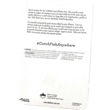 Rebel Ultralight Kit Viehesarja, Fire Tiger, 4 Viehettä, #10944