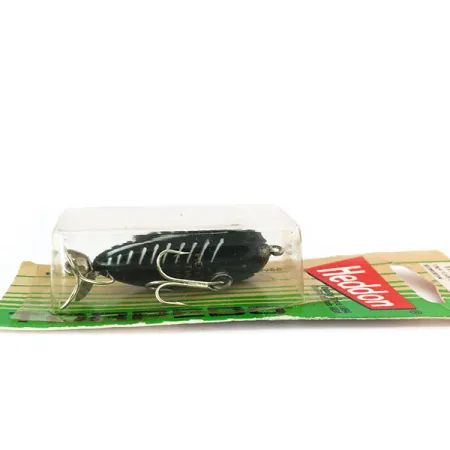 Heddon Tiny Torpedo Uistin, Black / White, 7g, Takapotkuri, #10950
