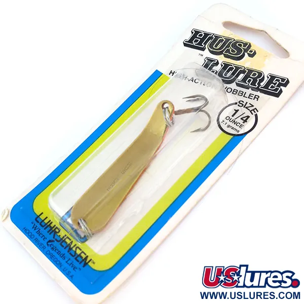 Luhr Jensen Hus-lure Lusikka, Fire/Slvr P-Lite, 7,1g, Prisma, #10951