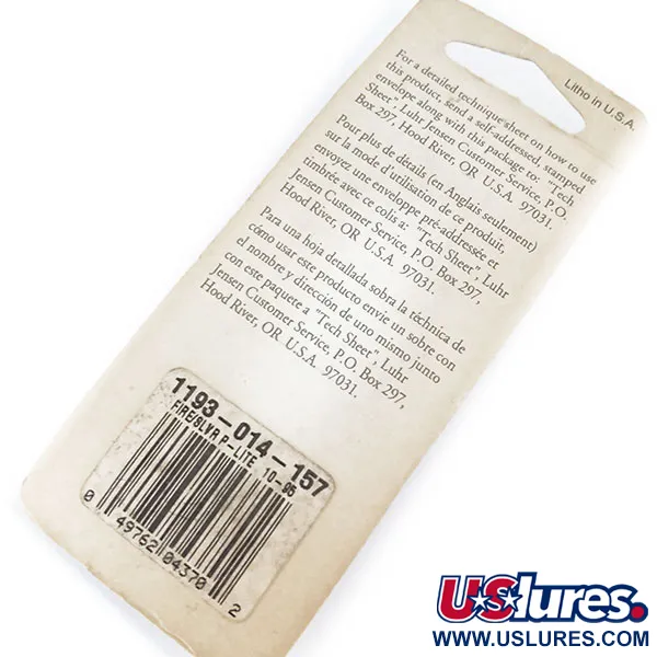 Luhr Jensen Hus-lure Lusikka, Fire/Slvr P-Lite, 7,1g, Prisma, #10951