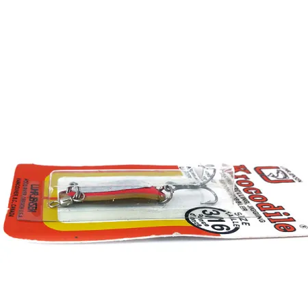 Luhr Jensen Krocodile UV Lusikka, Fire / Hopea, 7g, UV-viimeistely, #10977