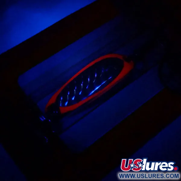 Luhr Jensen Krocodile UV Lusikka, Fire / Hopea, 7g, UV-viimeistely, #10977