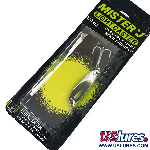 Luhr Jensen Mister Lusikkauistin, Nikkeli, 7g, Valotikku-ura, #10978