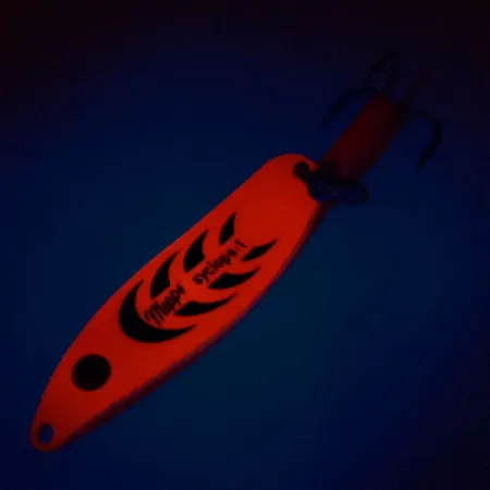 Mepps Syclops 1 UV Lusikka, Fire Orange, 12g, UV-aktiivinen, #10987