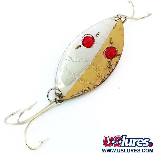 Hofschneider Red Eye Wiggler Lusikka, Kulta/Nikkeli, 25g, Lasisilmät, #11025