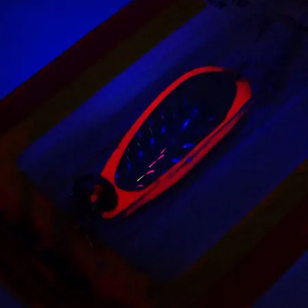 Luhr Jensen Krocodile UV Lusikka, Pinkki/Hologrammi, 7g, UV, #11042