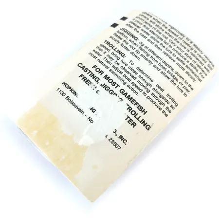 Hopkins Shorty Jig Lure Lusikka, Vasaroitu kulta, 21g, Vintage, #11072