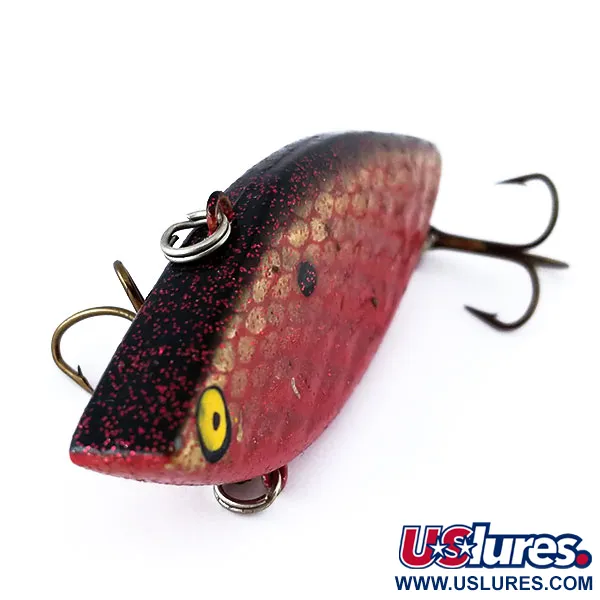 Strike King Diamond Shad Lipless Crankbait, Tummanpunainen, 14g, Vintage, #11089
